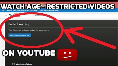 age restricted youtube video viewer.